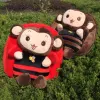 Plush schoolbags, toy bags, children's schoolbags, cartoon bags, rabbit doll schoolbags, bear doll schoolbags Application Scenario